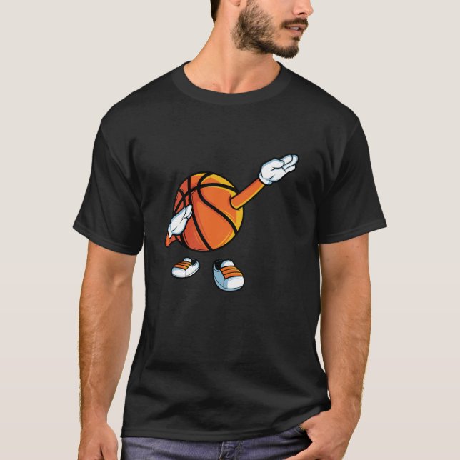Camiseta Divertido partido de baile de baloncesto con balon (Anverso)