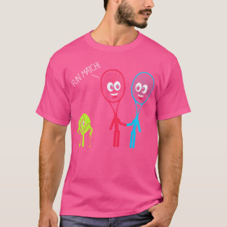 Camiseta Divertido partido de tenis Racket Ball jugador de