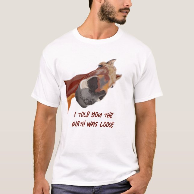 Camiseta Divertido paseo en caballo te dijo que la verdad e (Anverso)