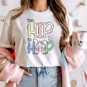 Camiseta Divertido pastel de Pascua conejo, muy hip hop
