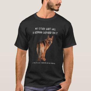 Camiseta Divertido Pastor Alemán en él Perro Adoptar No Com