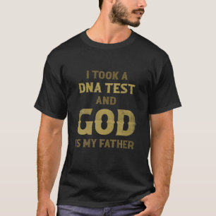 Camiseta Divertido pastor cristiano Dios es mi fe padre