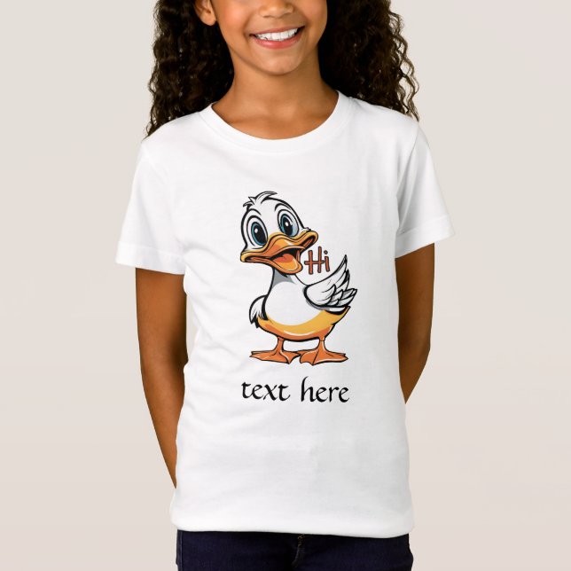 Camiseta Divertido pato (Anverso)