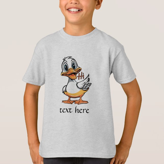 Camiseta Divertido pato (Anverso)