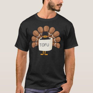 Camiseta Divertido pavo tofu vegano
