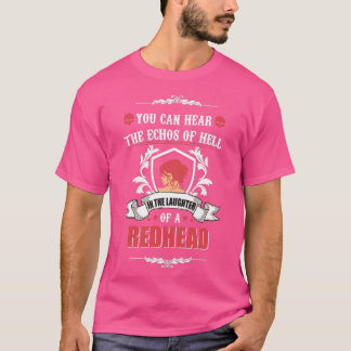 Camiseta Divertido pelirrojo diciendo
