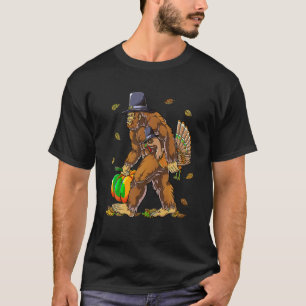 Camiseta Divertido peregrino a pie de página, calabaza turc
