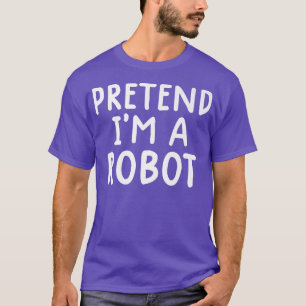 Camiseta Divertido perezoso disfraz de Halloween finge que 