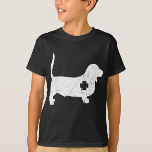 Camiseta Divertido perro amante Basset Hound Costume St Pat