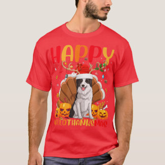 Camiseta Divertido perro amante de la frontera feliz perro 