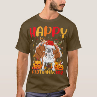 Camiseta Divertido perro amante Feliz Bulldog al inglés Hol