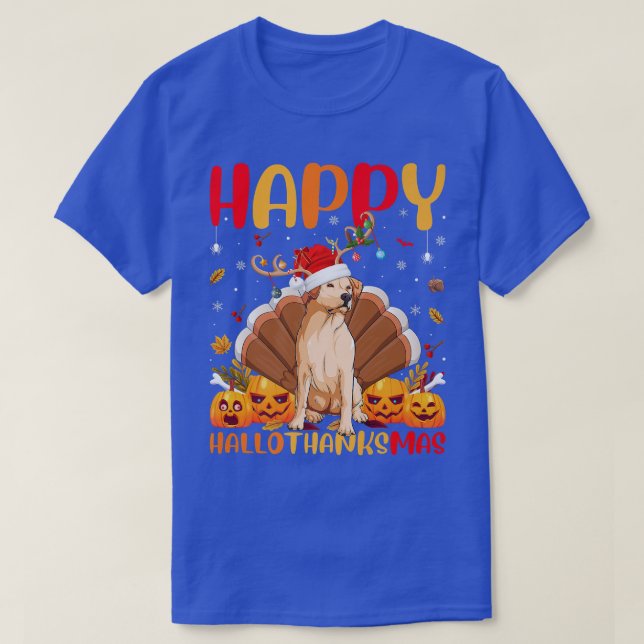 Camiseta Divertido Perro Amante Felíz Perro Golden Retrieve (Diseño del anverso)