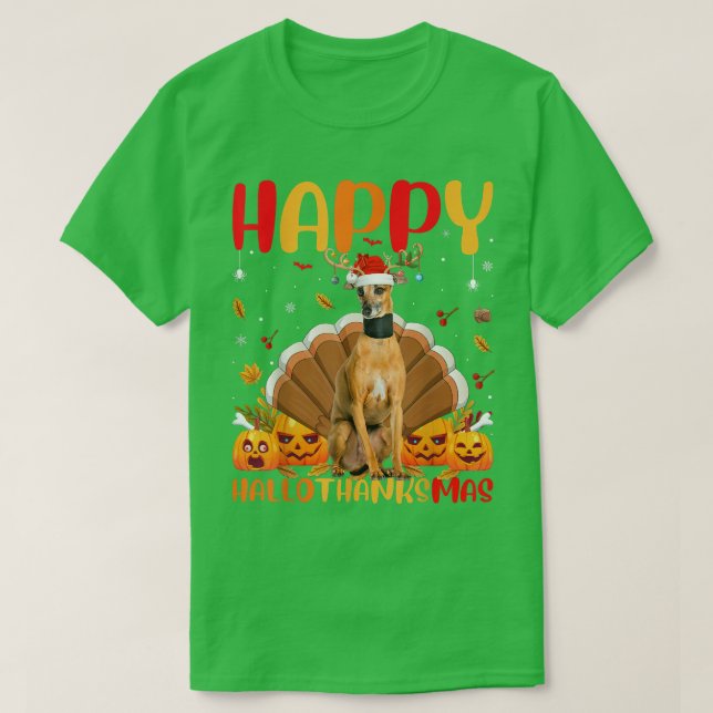 Camiseta Divertido perro amante Feliz perro griego italiano (Diseño del anverso)