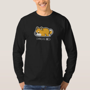 Camiseta Divertido perro chiba inu cargando una siesta de p