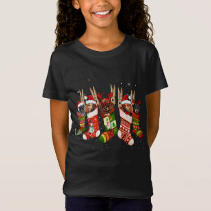 Camiseta Divertido perro de Dachshund en Navidades se burla