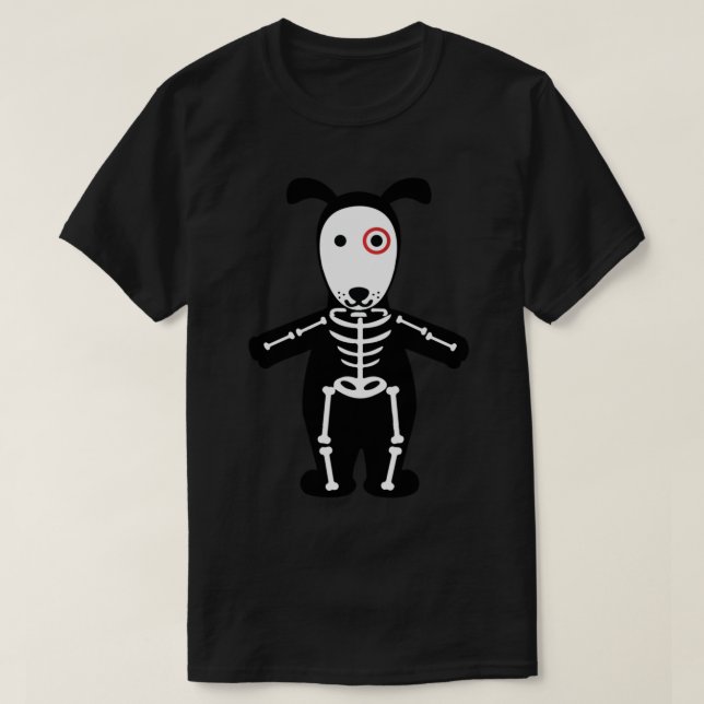 Camiseta Divertido perro de Halloween, miembro del equipo B (Diseño del anverso)