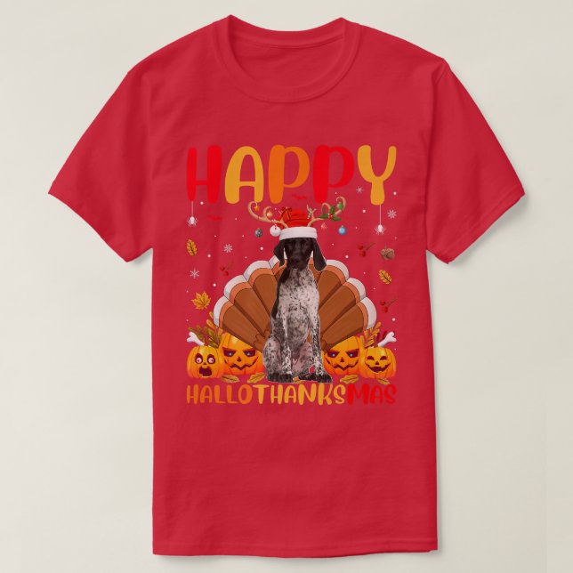 Camiseta Divertido perro de puntero amante de la felicidad  (Diseño del anverso)