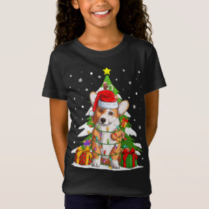Camiseta Divertido perro de Santa Corgi Navidad Regalos de 