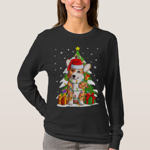 Camiseta Divertido perro de Santa Corgi Navidad Regalos de 