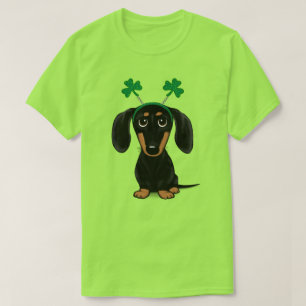 Camiseta Divertido perro del Día de San Patricio Dachshund 