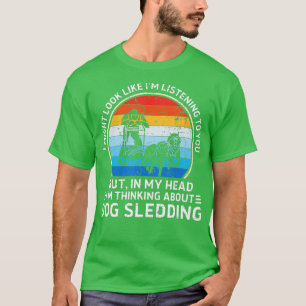 Camiseta Divertido Perro Dormiendo En La Cabeza