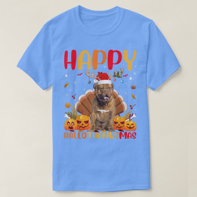 Camiseta Divertido Perro Enamorado Feliz De Perro De Bordea (Diseño del anverso)