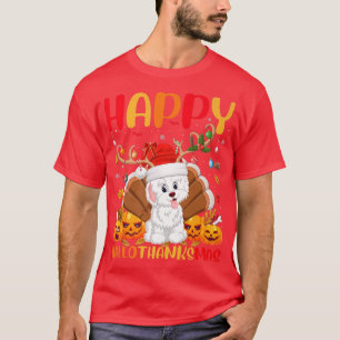 Camiseta Divertido perro haitiano amante feliz Havanés Hola