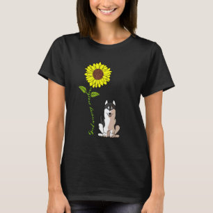 Camiseta Divertido Perro Husky Siberiano Buen Día Sol