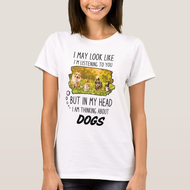 Camiseta Divertido Perro Lover (Anverso)