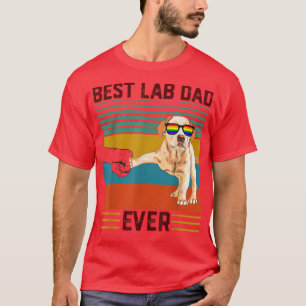 Camiseta Divertido perro mejor papá de laboratorio jamás co