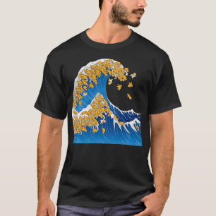 Camiseta Divertido Perro Paw Cute Ola De Perro Cuppy De Shi