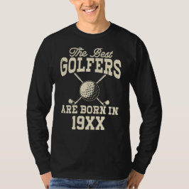 Camiseta Divertido Personalizado Año de Golf Nombre nacido