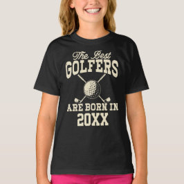 Camiseta Divertido Personalizado Año de Golf Nombre nacido