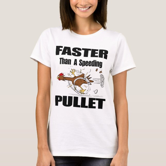 Camiseta Divertido personalizado de pollo (Anverso)