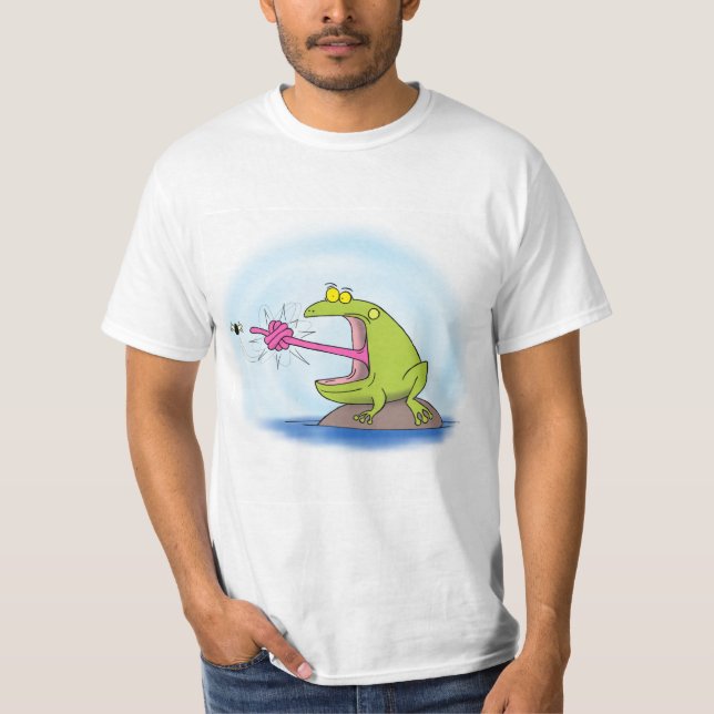 Camiseta Divertido personalizado de ranas. (Anverso)