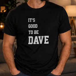 Camiseta Divertido Personalizado Es Bueno Ser Cumpleaños Da