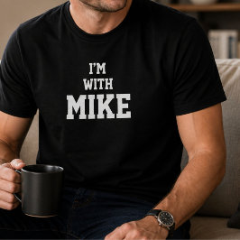 Camiseta Divertido Personalizado Personalizado Estoy Con Mi