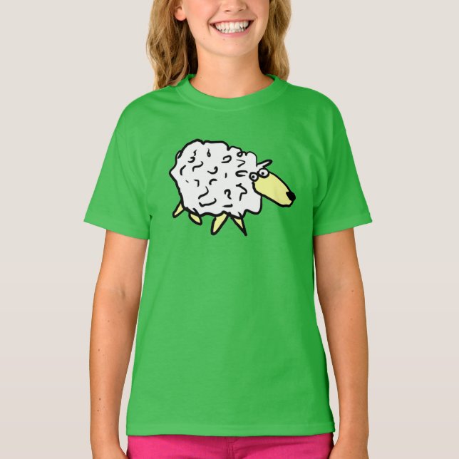 Camiseta Divertido Personalizado Sheep (Anverso)