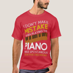 Camiseta Divertido pianista regalo Orquesta musical Piano