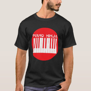 Camiseta Divertido Piano Ninja Piano Lover Para Pianistas J