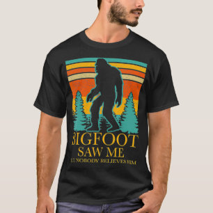 Camiseta Divertido Pie Grande Me Vio Pero Nadie Le Cree Sas