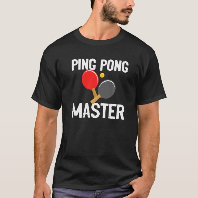 Camiseta Divertido Ping Pong Master Outfittable Tennis (Anverso)