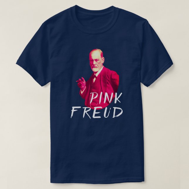 Camiseta Divertido "Pink Freud" (Diseño del anverso)