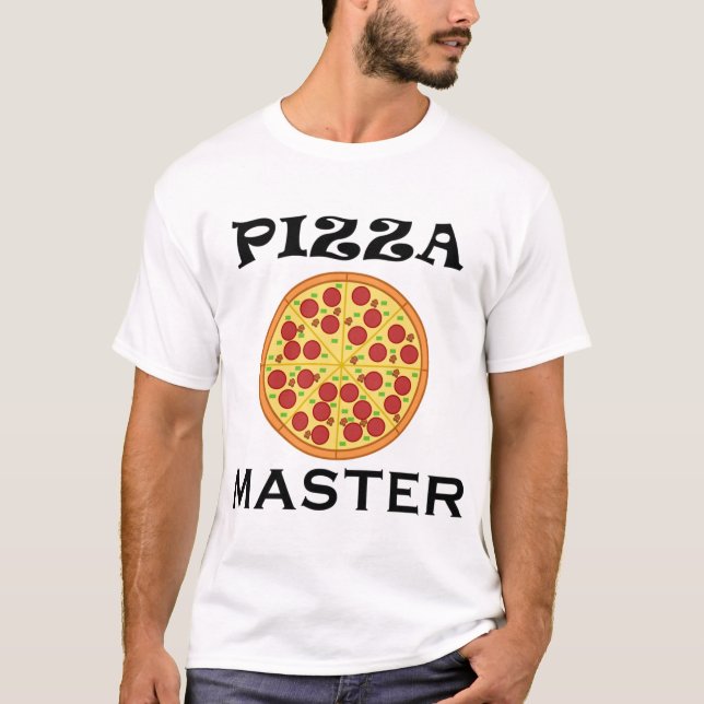 Camiseta Divertido Pizza Haciendo Chef Hobby (Anverso)
