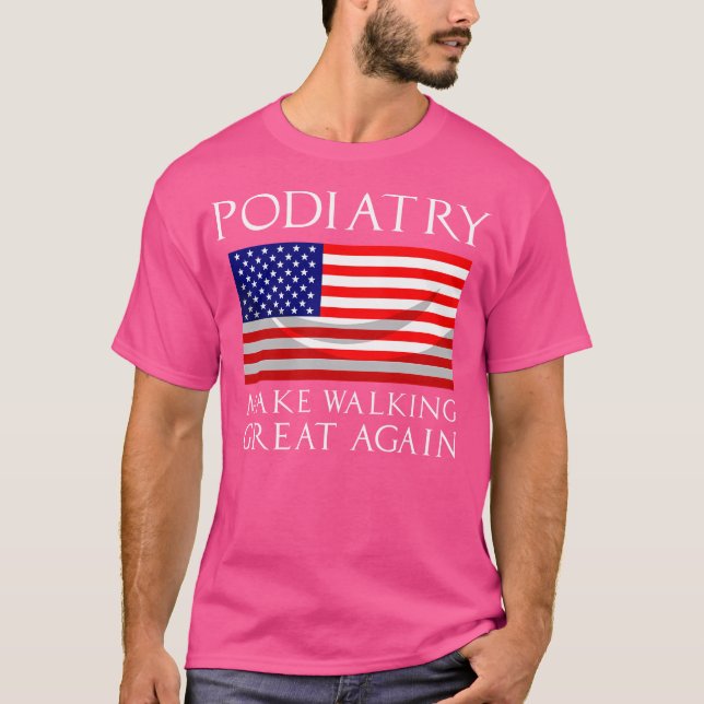 Camiseta Divertido podiatrista regalo Guay Podiatría Bander (Anverso)