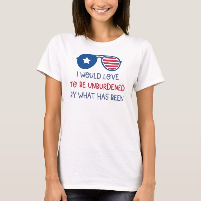 Camiseta Divertido político (Anverso)
