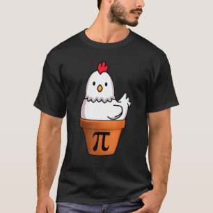 Camiseta Divertido pollo en el Día Pi Pot Pi Math 3 14