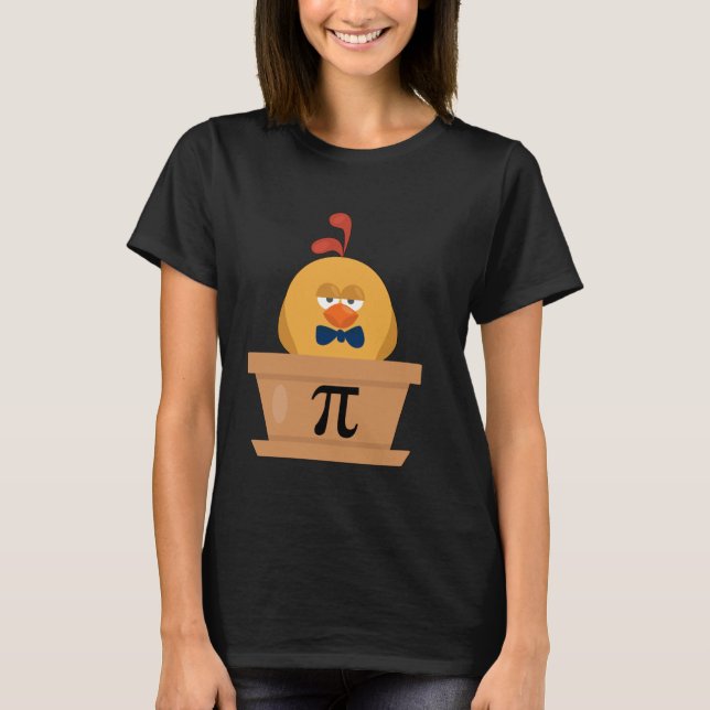 Camiseta Divertido pollo Pot Pi Shirt Day Pie Math Lover Ge (Anverso)