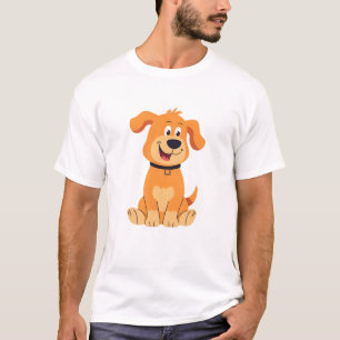 Camiseta Divertido Poster de perro - Perro de caricatura li