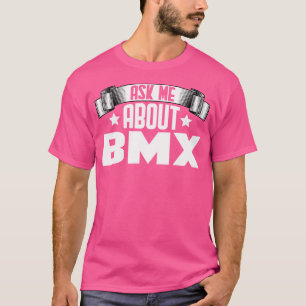 Camiseta Divertido Pregúntame sobre la Motocross de la bici